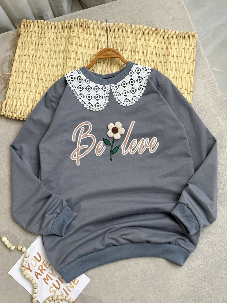 عکس بلوز گیپور LOVE - شماره 6